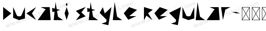 Ducati Style Regular字体转换